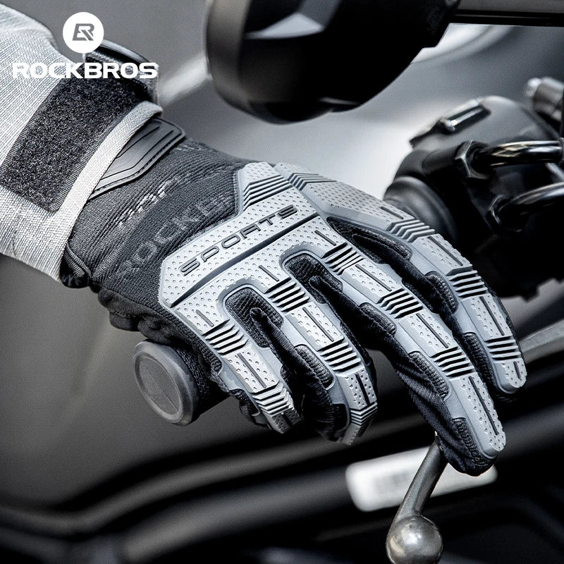ROCKBROS Cycling Gloves Tactical Gel Pad Shockproof Full Finger