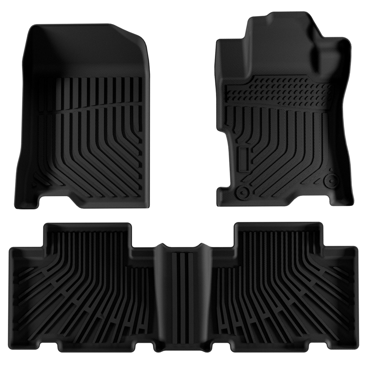 Accord 8th Gen All Weather Rubber Floor Mats 3D Waterproof