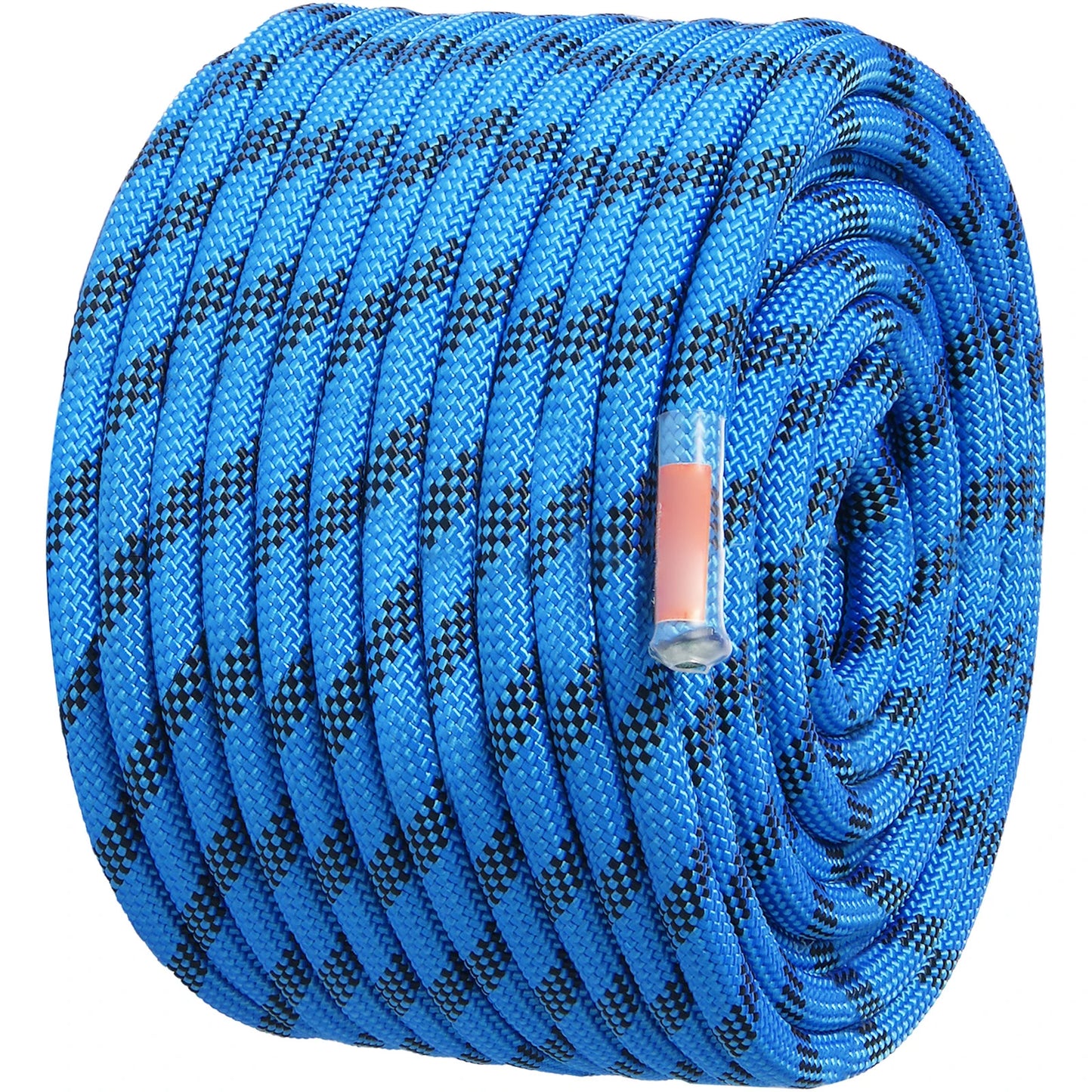 Static Climbing Rope Outdoor 30 kN Breaking Strength With Steel Snap Hooks