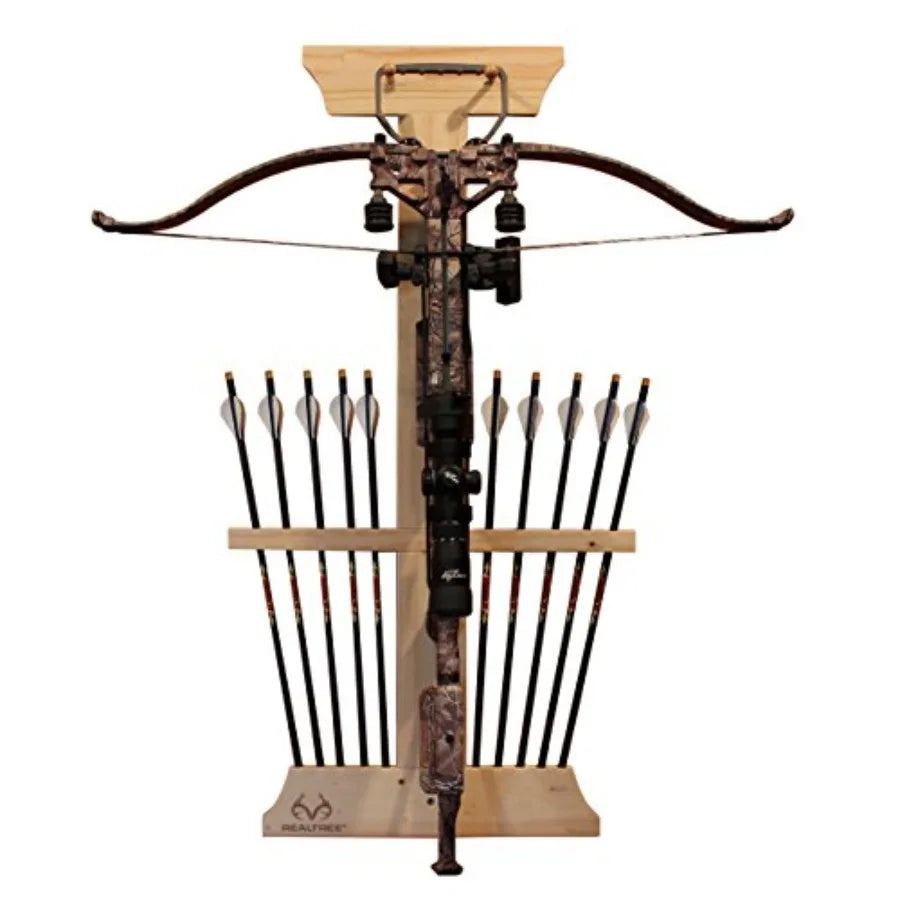 Rush Creek Creations Bow and Arrow Display Rack for Hunters