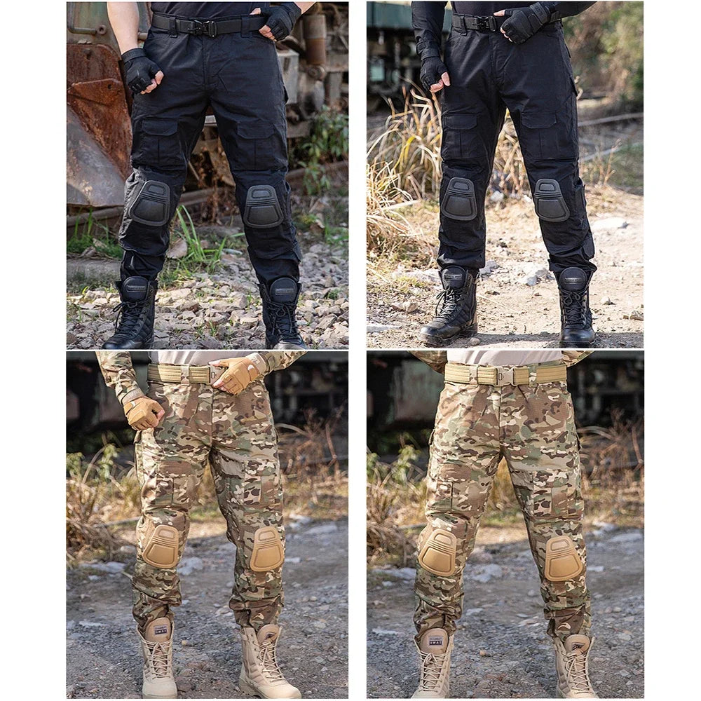 Multicam Tactical Combat Pants For Outdoor Hiking And Training