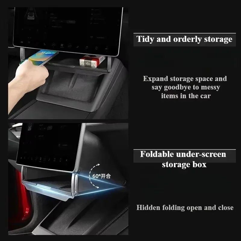 Tesla Model Y Seat Crevice Storage Box Car Organizer Bag