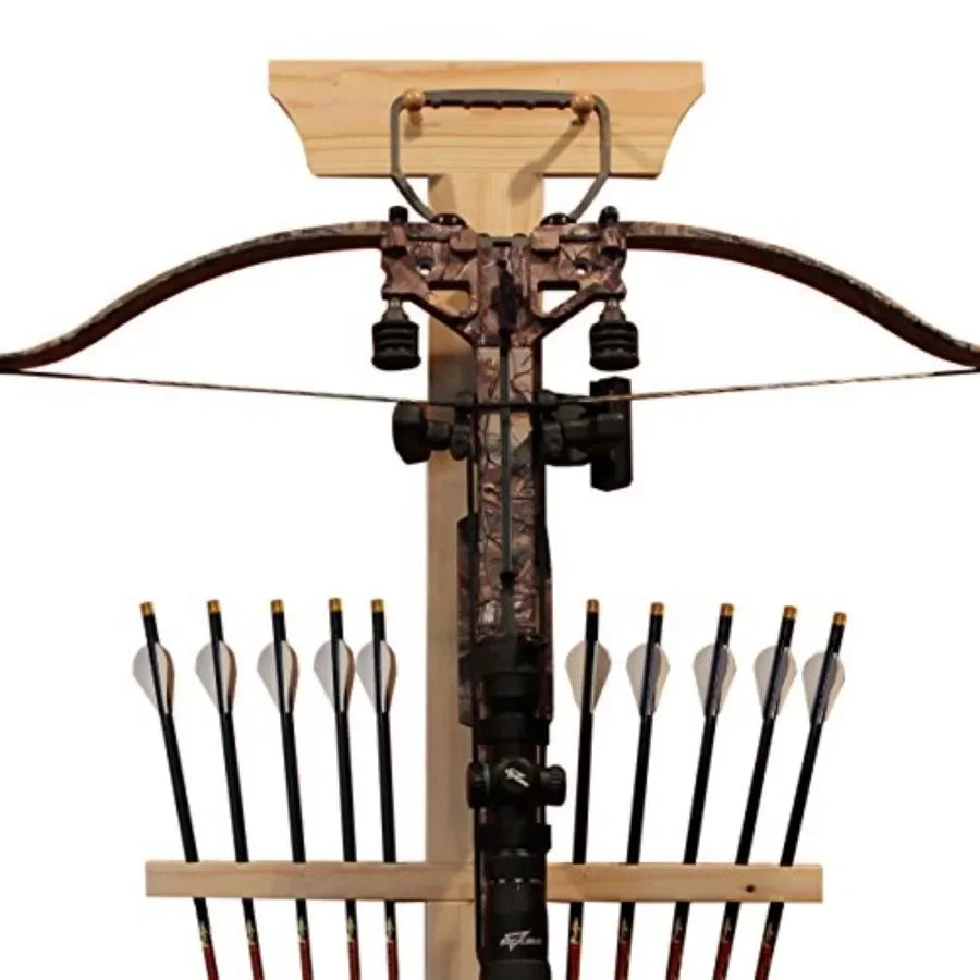 Rush Creek Creations Bow and Arrow Display Rack for Hunters