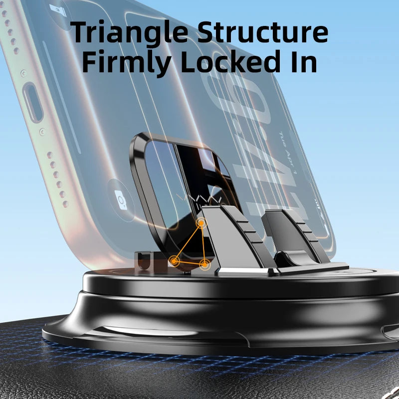 Vyvylabs 360 Degree Rotatable Gravity Auto Lock Car Phone Mount