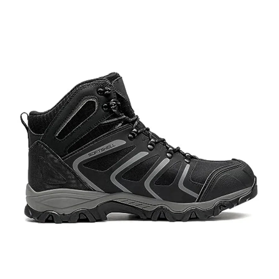 Men's Ankle High Waterproof Hiking Boots Outdoor Lightweight Trekking Shoes