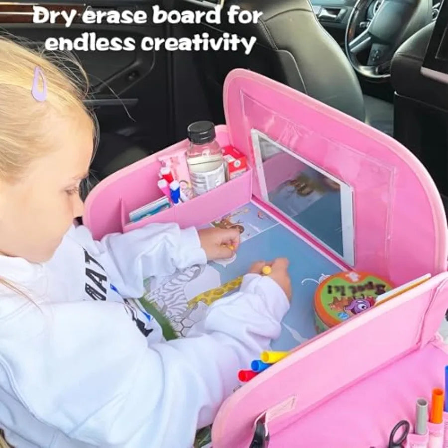 Travel Tray For Toddler Car Seat With iPad Holder Stand