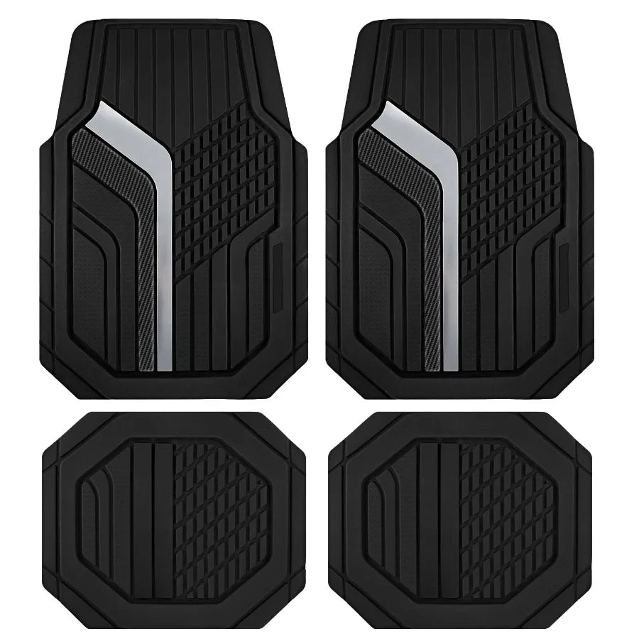 Heavy Duty Car Floor Mats Rubber Non Slip Universal Fit