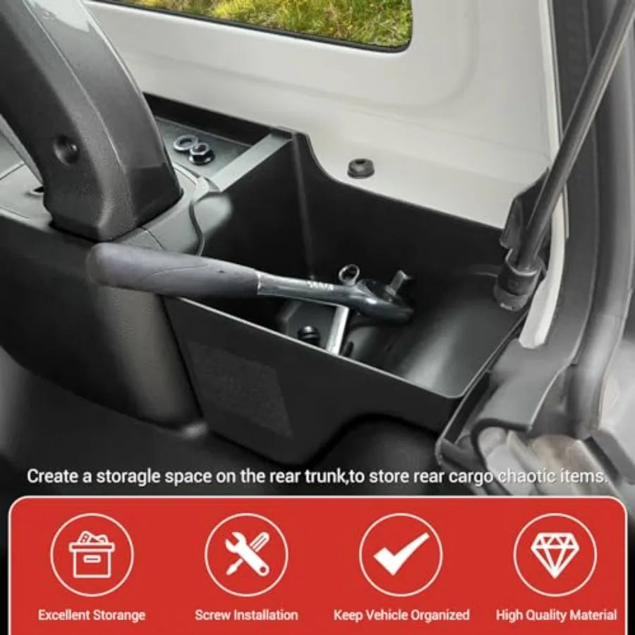 Jeep Wrangler JL JLU 4XE Trunk Side Storage Bin Organizer