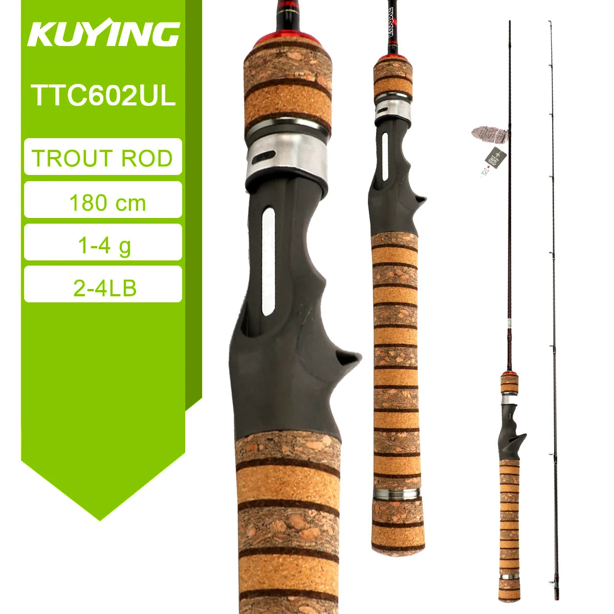 Kuying Lure Rod Teton TTC662L TTC632UL TTS662L TTC602LS