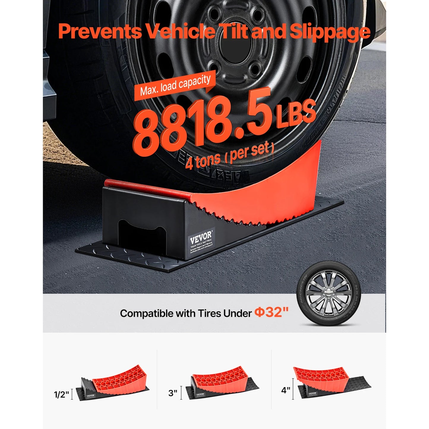 SucceBuy Camper Levelers Two Pack RV Leveling Blocks