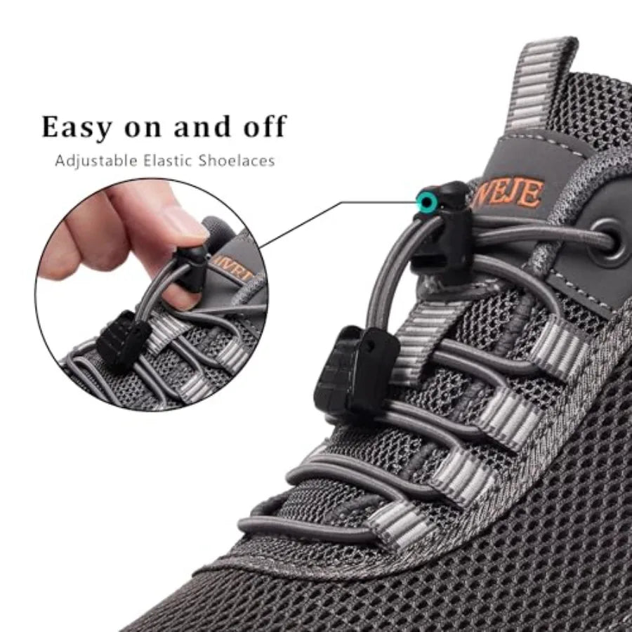 Unisex Hiking Shoes Breathable Non Slip Mesh Walking Shoes for Trails
