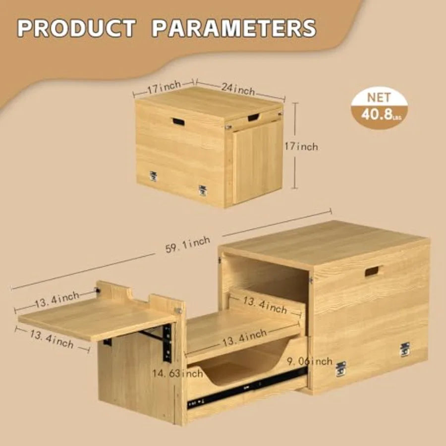 Slide Out Kitchen System Folding Camping Table With Drawer SUV Camp Kitchen