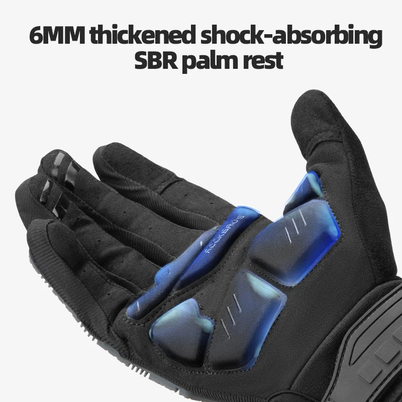 ROCKBROS Cycling Gloves Tactical Gel Pad Shockproof Full Finger