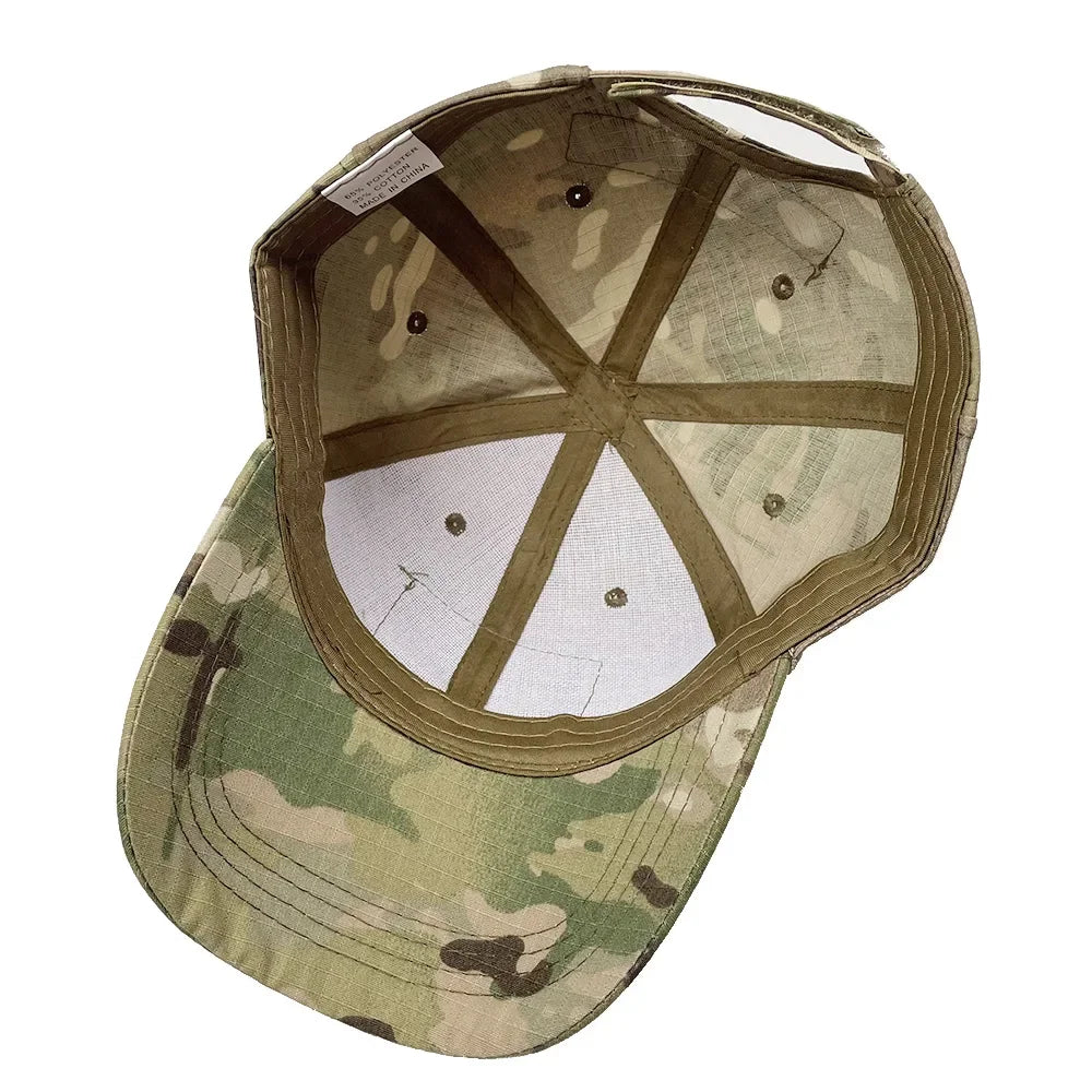 Tactical Baseball Cap Adjustable Unisex Outdoor Hat