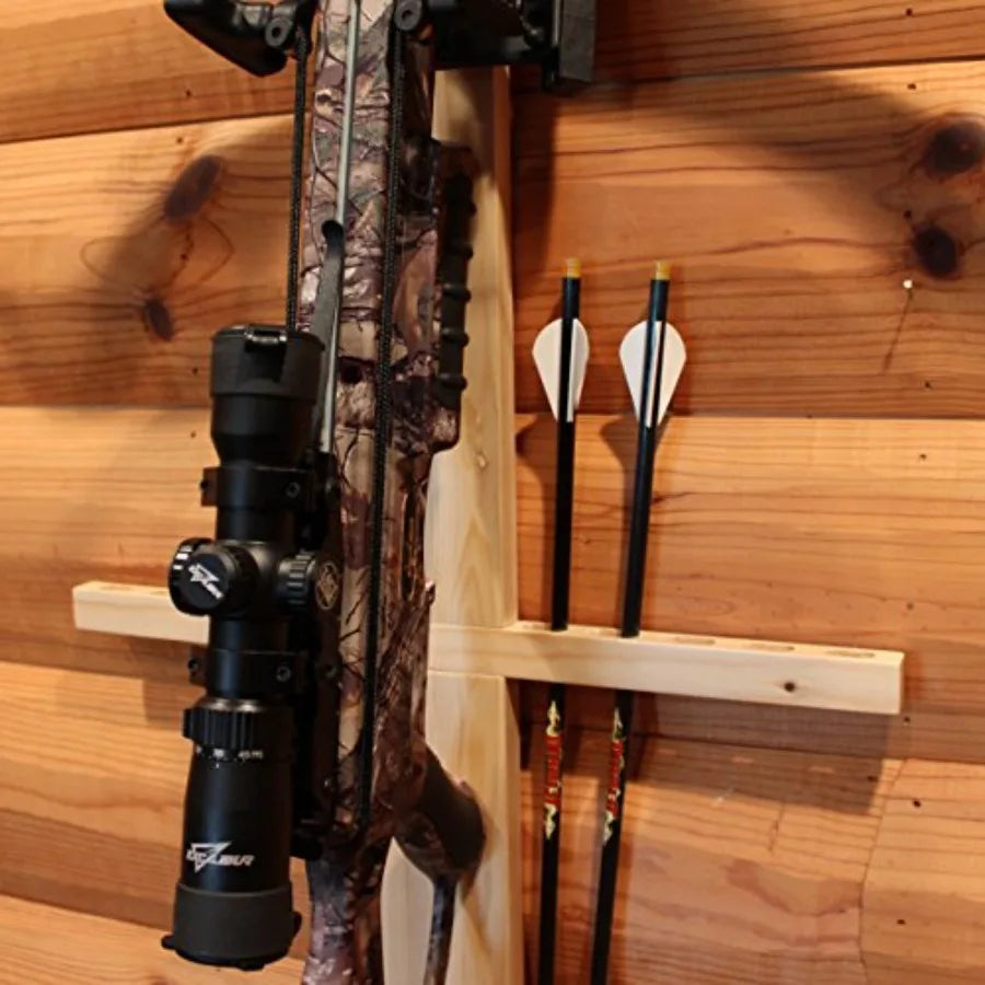 Rush Creek Creations Bow and Arrow Display Rack for Hunters