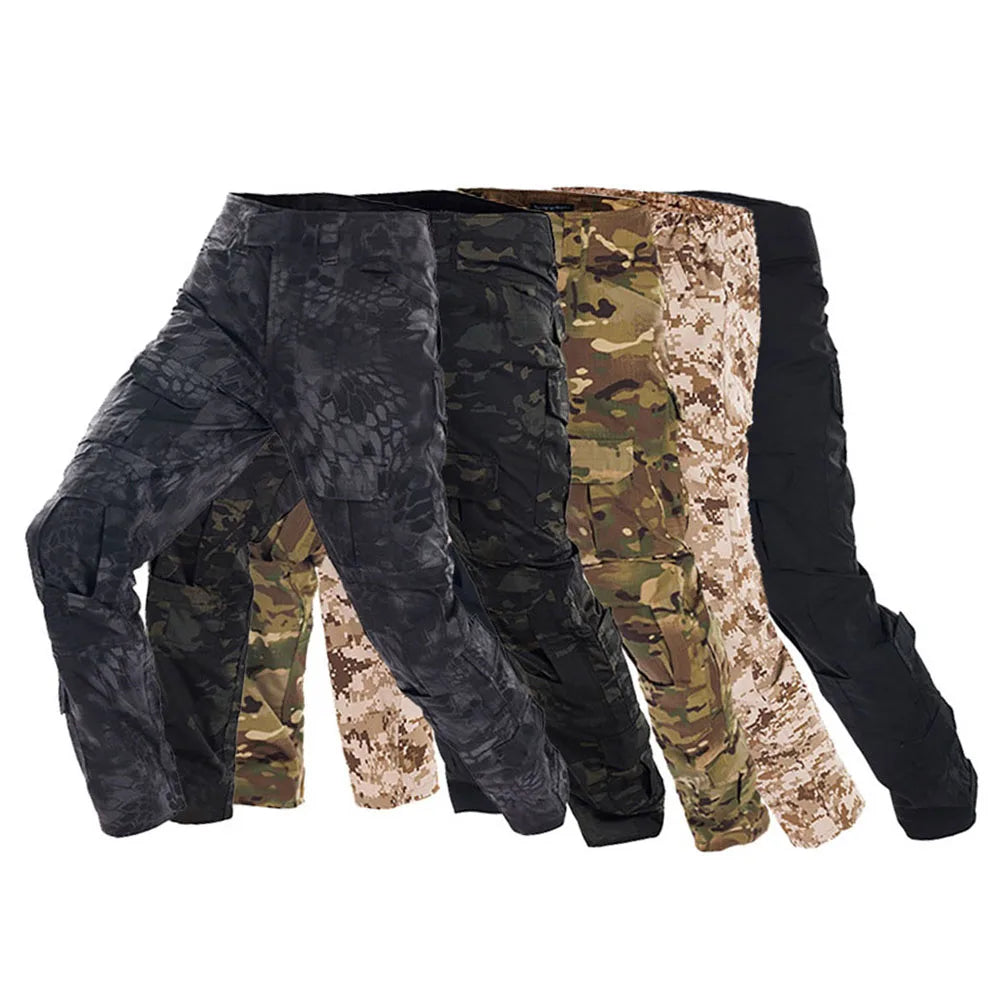 Multicam Tactical Combat Pants For Outdoor Hiking And Training
