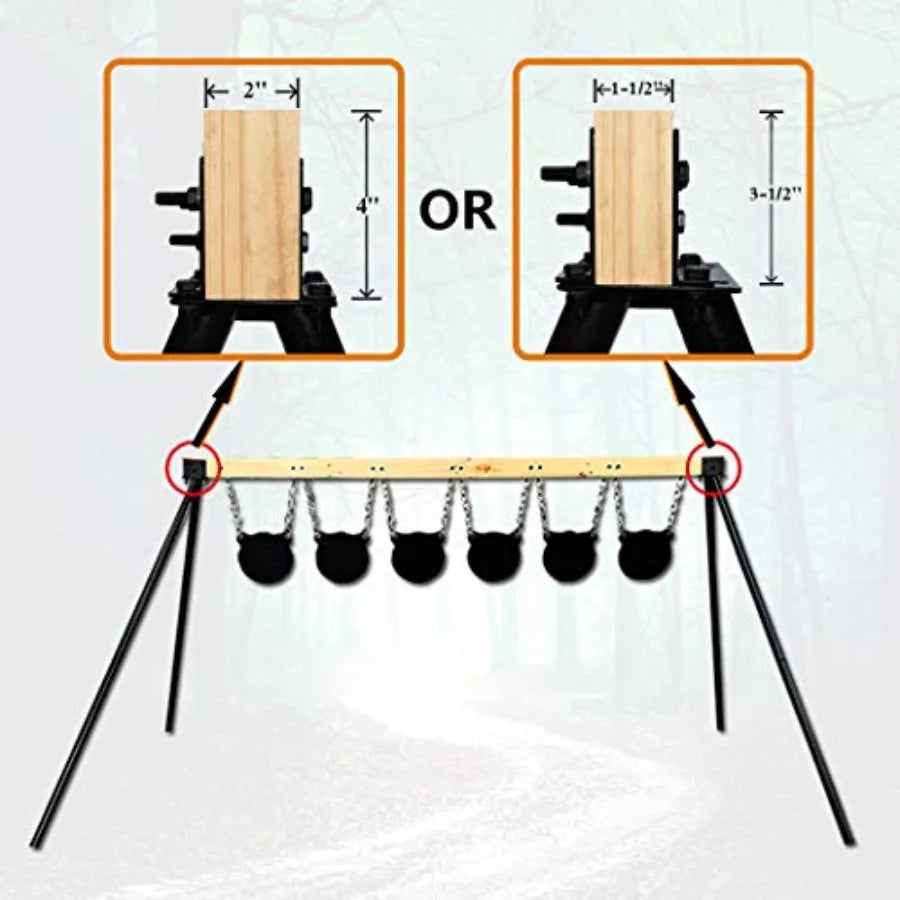 Durable Steel Target Stand For AR500 Shooting Targets