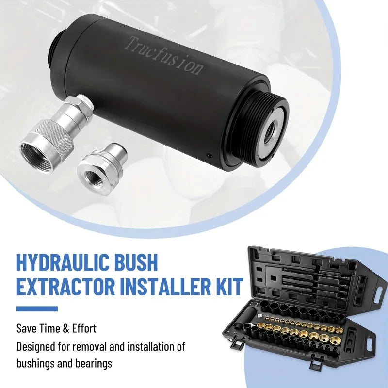 Hydraulic Bushing Puller And Installer Kit For Trucks And Vehicles