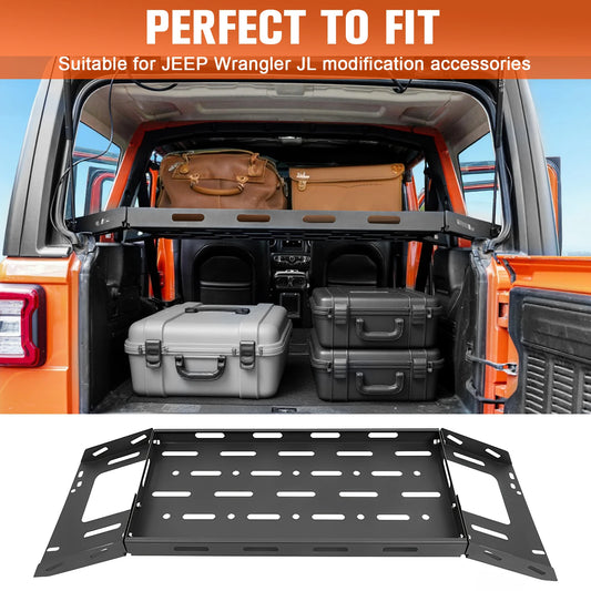 Shunmaii Interior Storage Luggage Carrier for Jeep Wrangler JL
